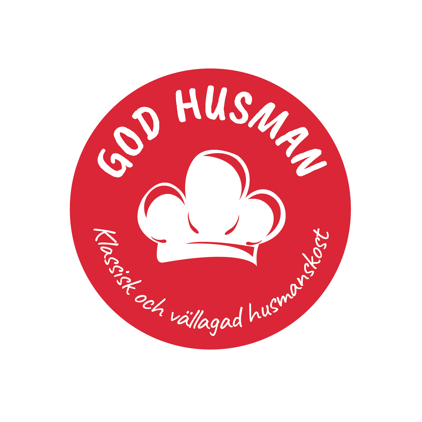 God Husman logo red